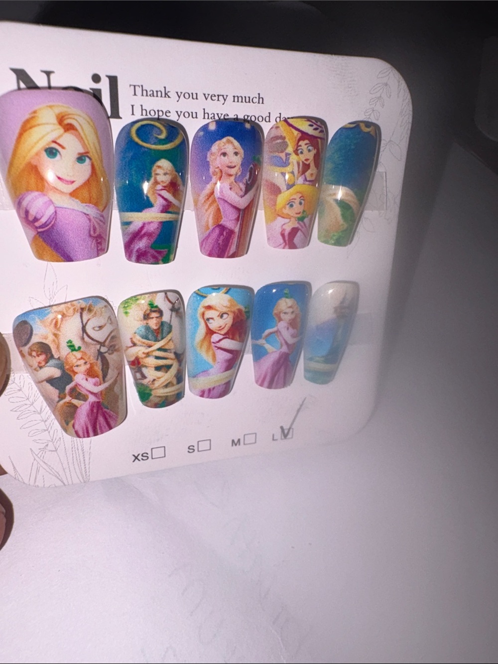 BGC Premium Custom Made Disney Repunzel Character 1.5 Coffin size L